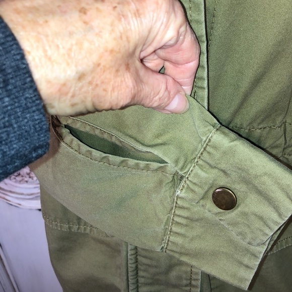 Love Tree Army Green Basic Go To Jacket Size Small - Picture 4 of 13